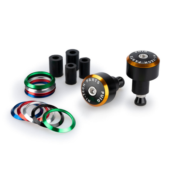 Puig Puig balance bar ends | black w/ coloured rings